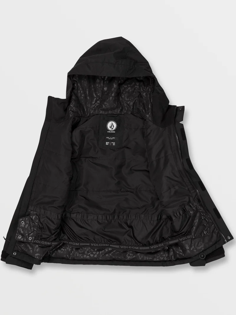 Sass'N'Fras Insulated Jacke - BLACK - (KINDER)