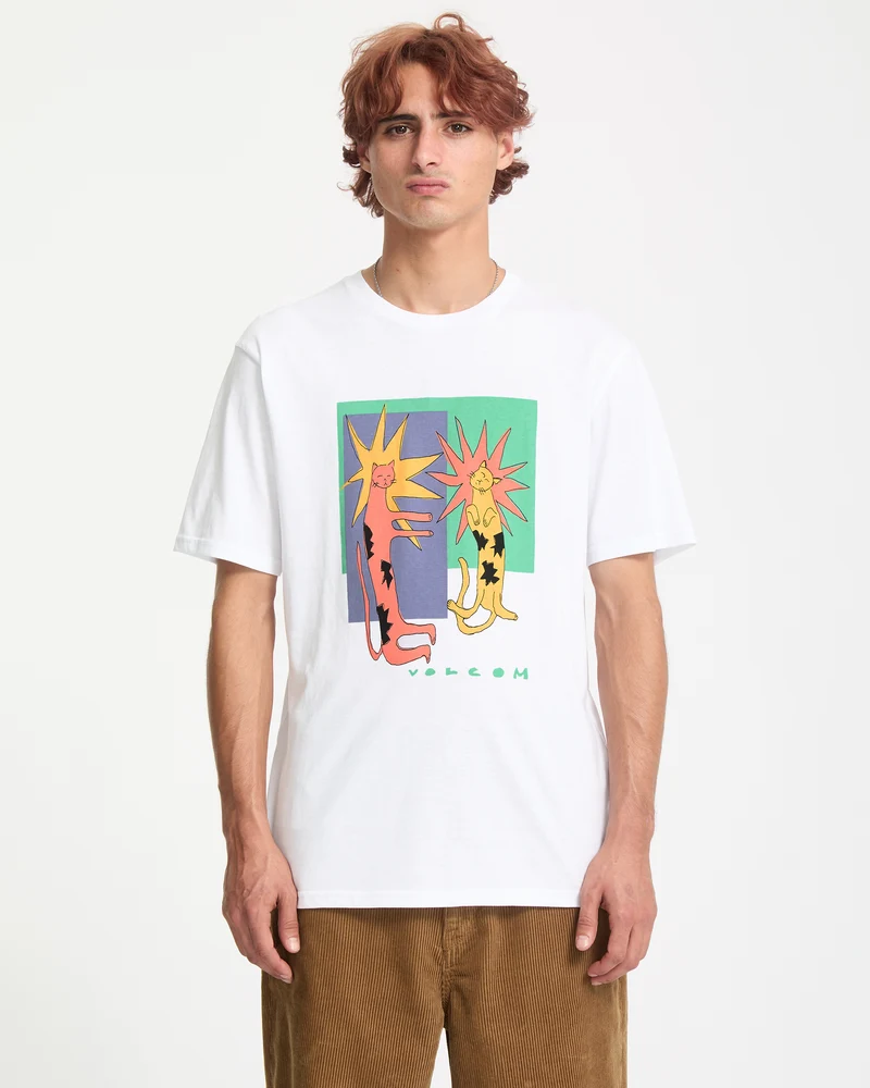 Longo Cats T-Shirt - White