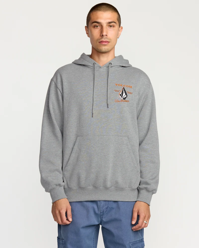 Workwear Hoodie - Heather Grey