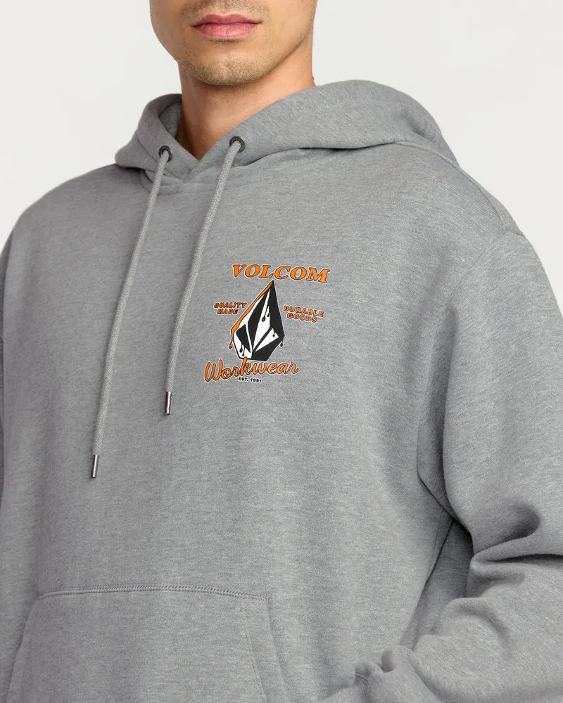 Workwear Hoodie - Heather Grey