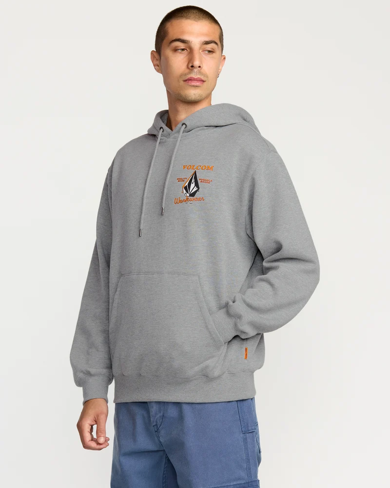 Workwear Hoodie - Heather Grey