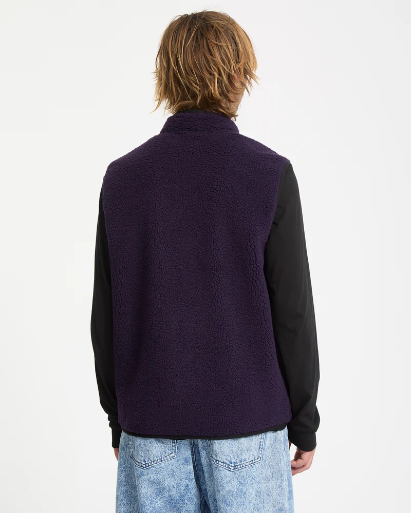 Muzzer Fuzzar Weste - Dark Purple