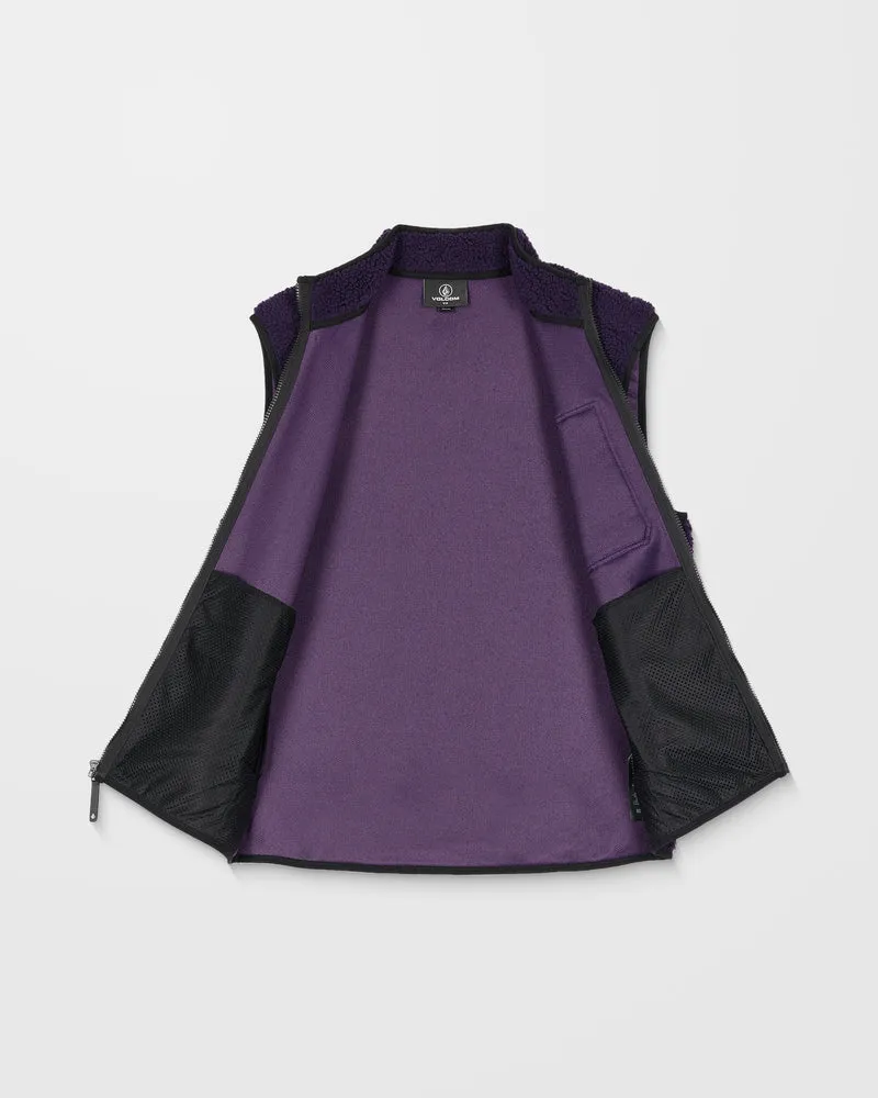 Muzzer Fuzzar Weste - Dark Purple