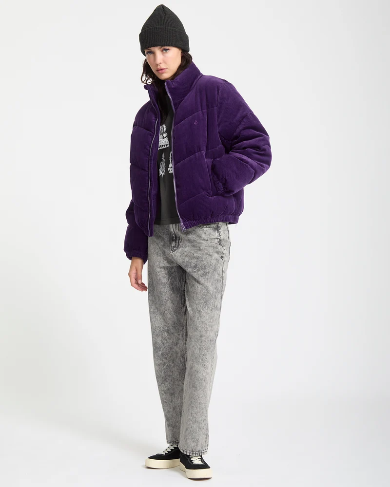 Cord'N Stone Puffer Jacke - Acai