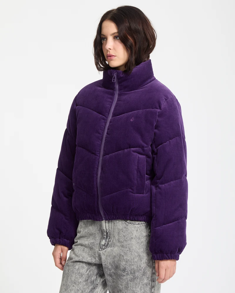 Cord'N Stone Puffer Jacke - Acai