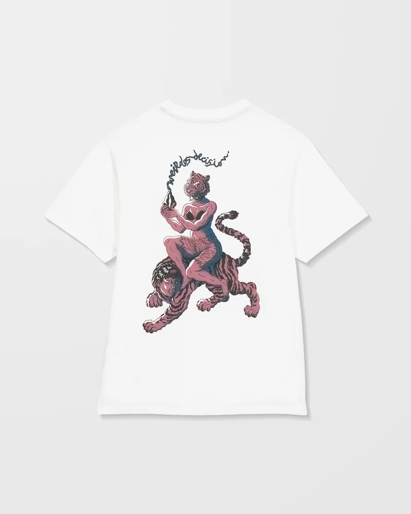 Radical Daze Up T-Shirt - Star White