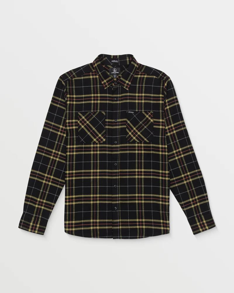 Netastone Flanellhemd - Black