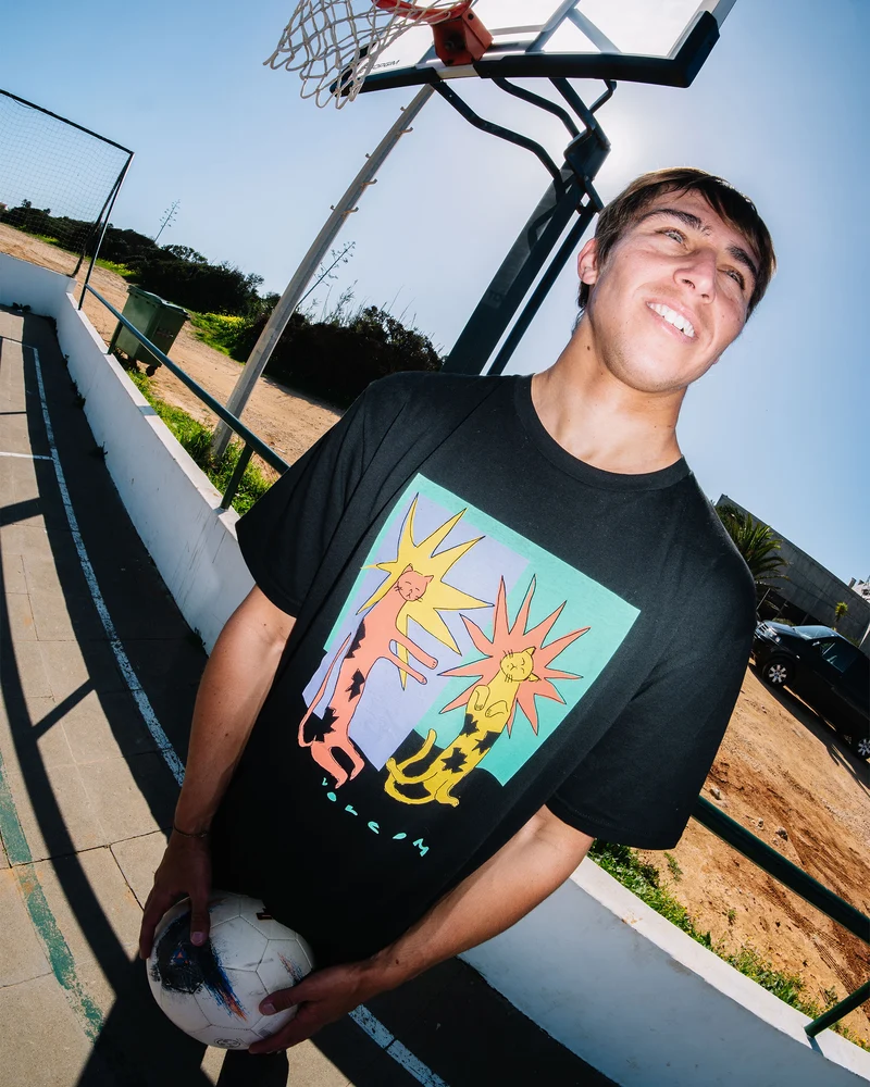 Longo Cats T-Shirt - Black