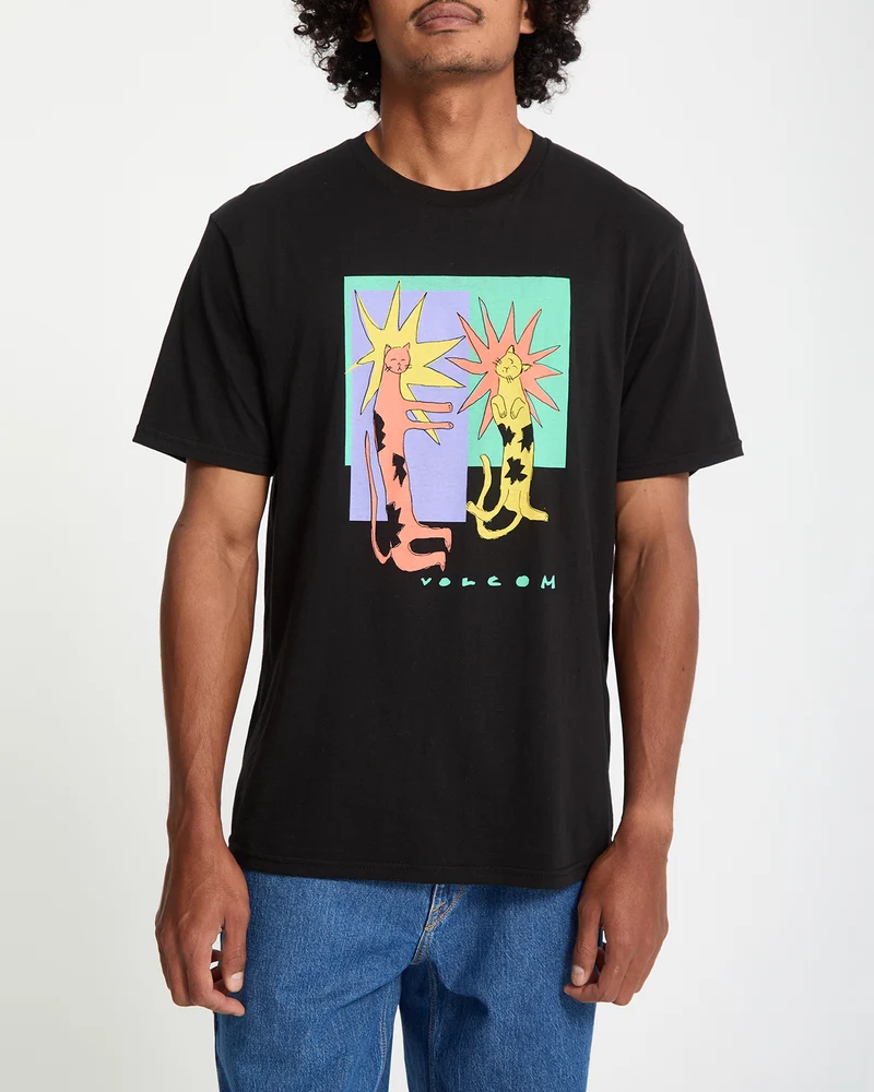 Longo Cats T-Shirt - Black