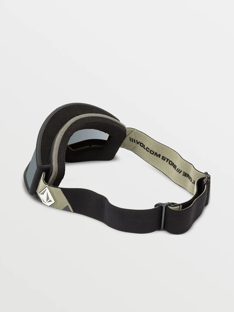 Yae Lt Military/Black Goggle (+ Bonus Lens - Yellow) - SILVER CHROME