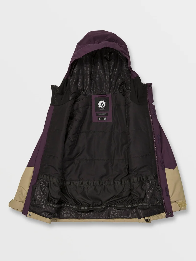 Sass'N'Fras Insulated Jacke - BLACKBERRY - (KINDER)