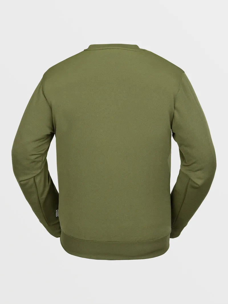 Core Hydro Crew Sweatshirt - MILITARY