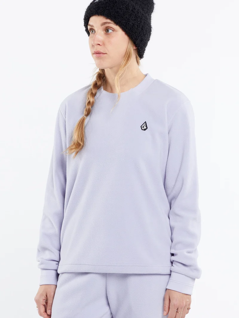 Polar Fleece Sweatshirt - LILAC ASH