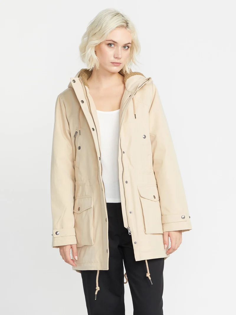 Walk On By 5K Parka - KHAKI