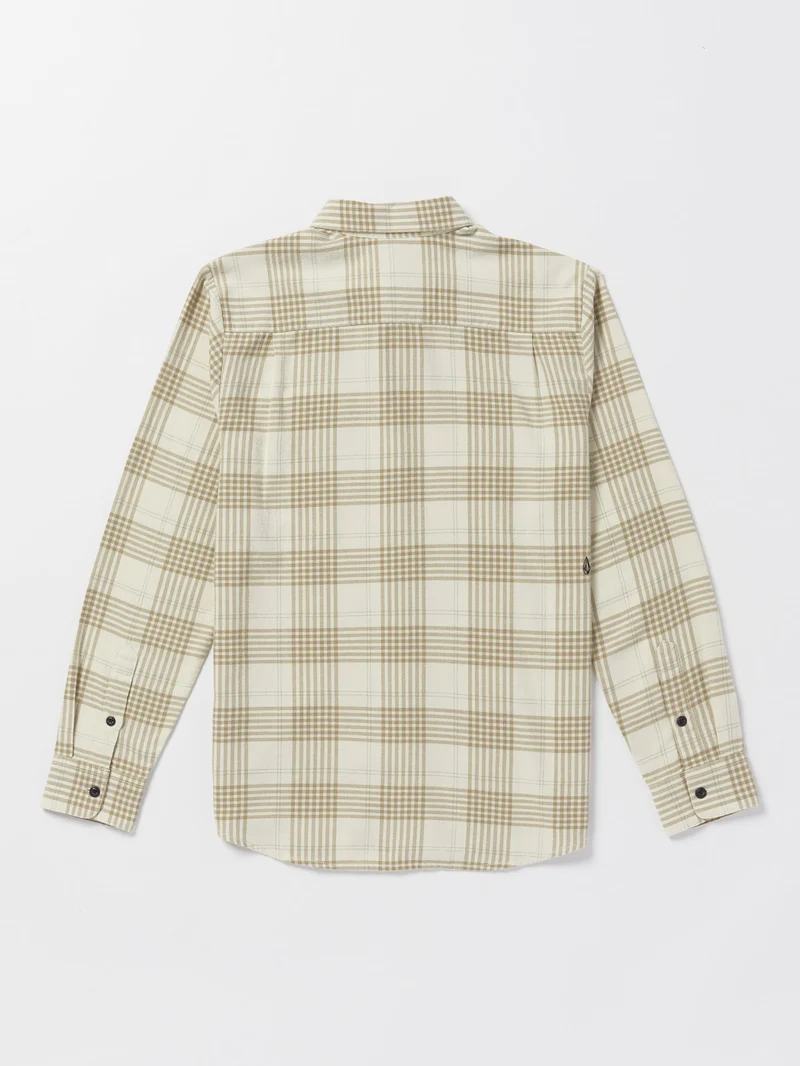 Caden Plaid Hemd - DIRTY WHITE