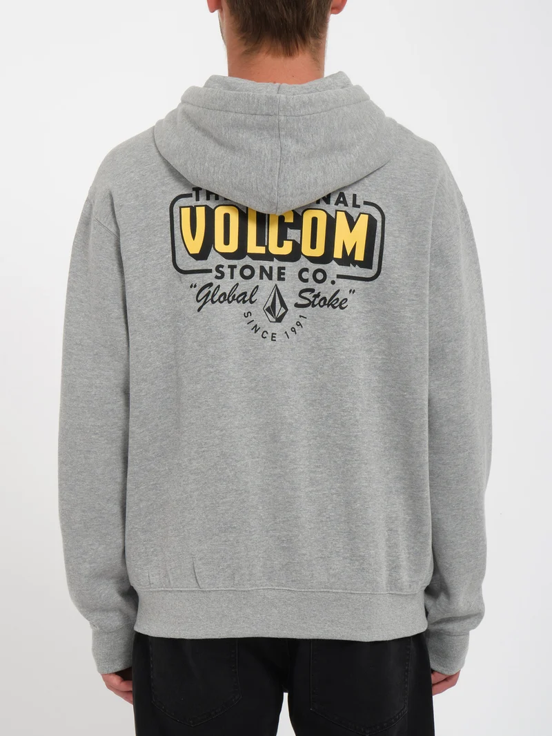 Watanite Zip Kapuzenpullover - HEATHER GREY