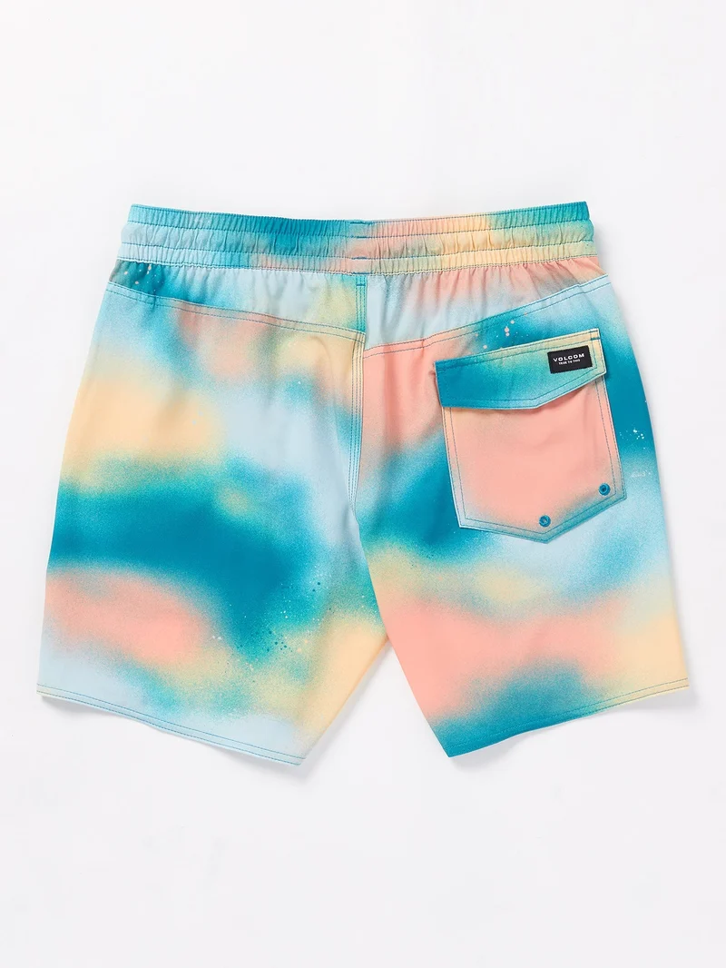 Baffle Trunk 17"Boardshort - SALMON