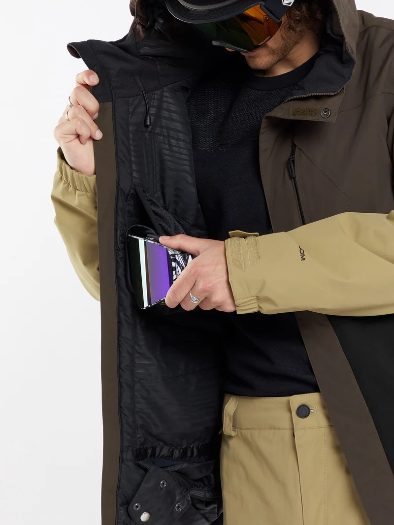 L Gore-Tex Jacke - BROWN