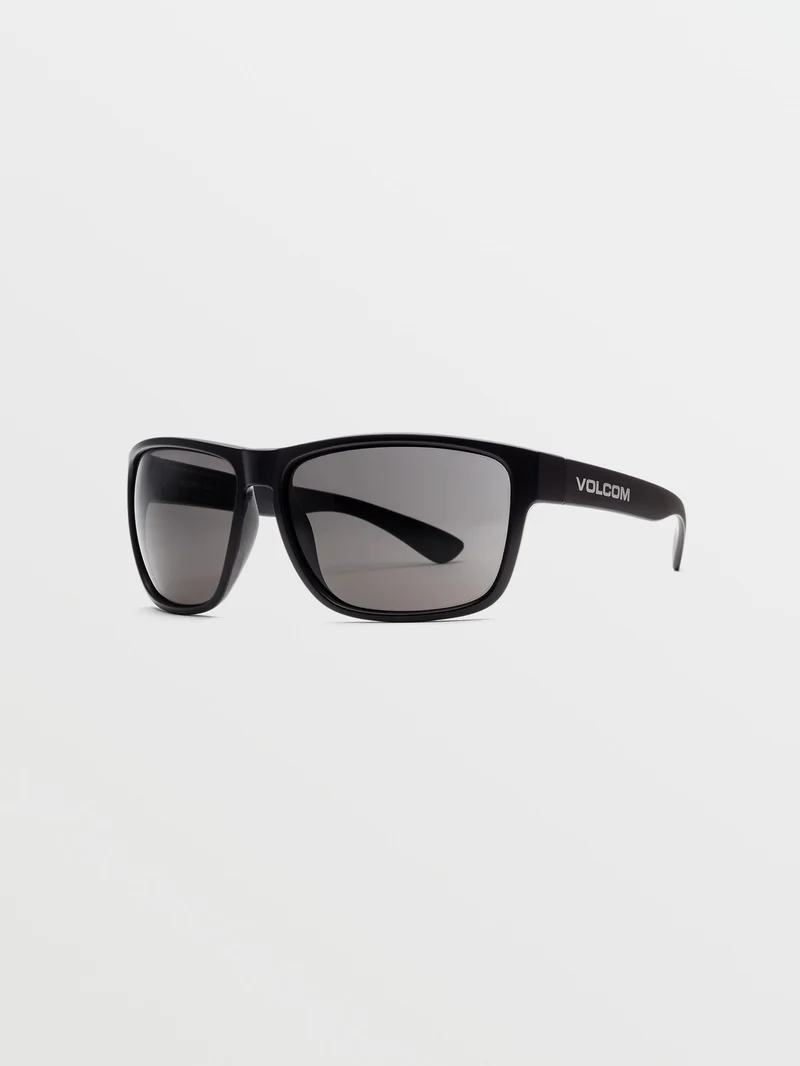Baloney Matte Black Sonnenbrille (Gray Lens) - GRAY