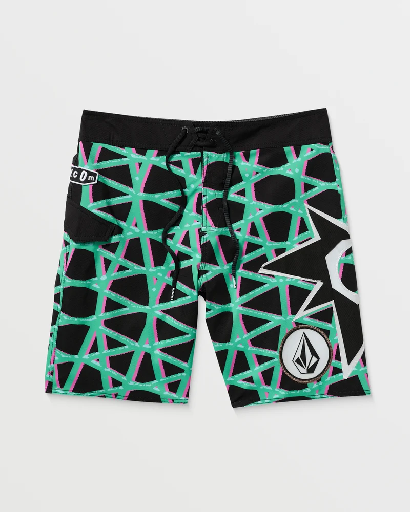 St4R G4Zer Mod 20" Boardshorts - Black