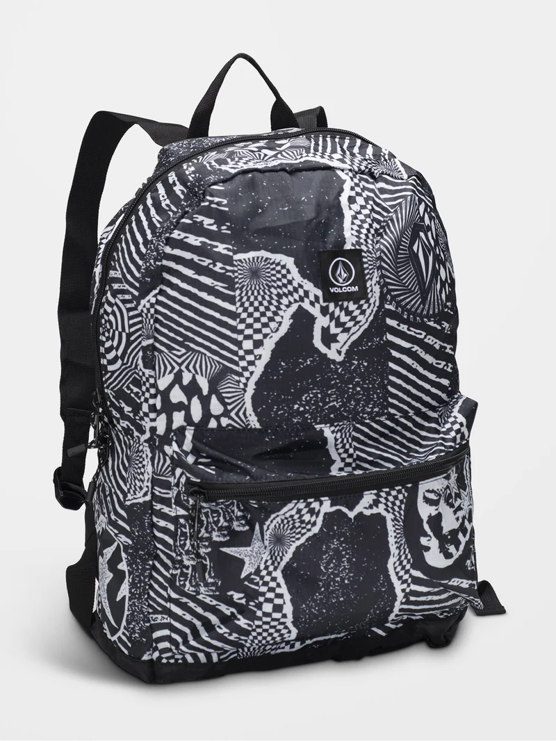 Bt Packable Rucksack - Black/White