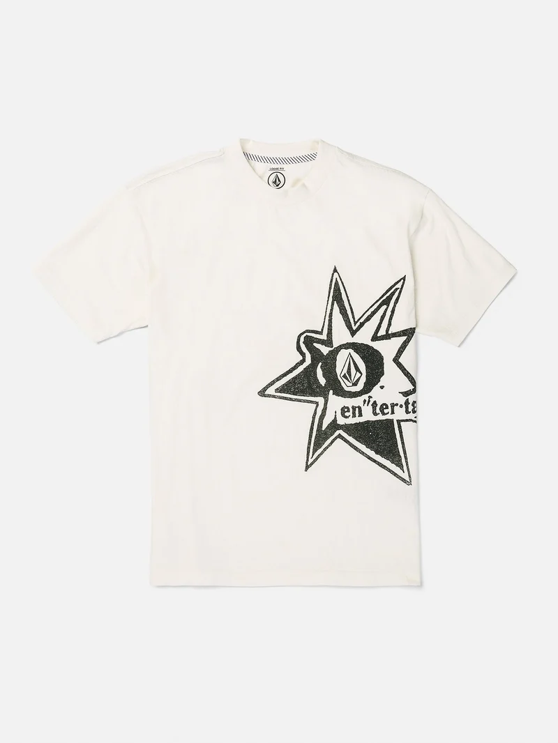 V Ent Stone Burst T-shirt - OFF WHITE