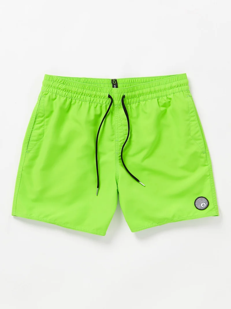 Lido Solid Trunk 16" Boardshort - ELECTRIC GREEN
