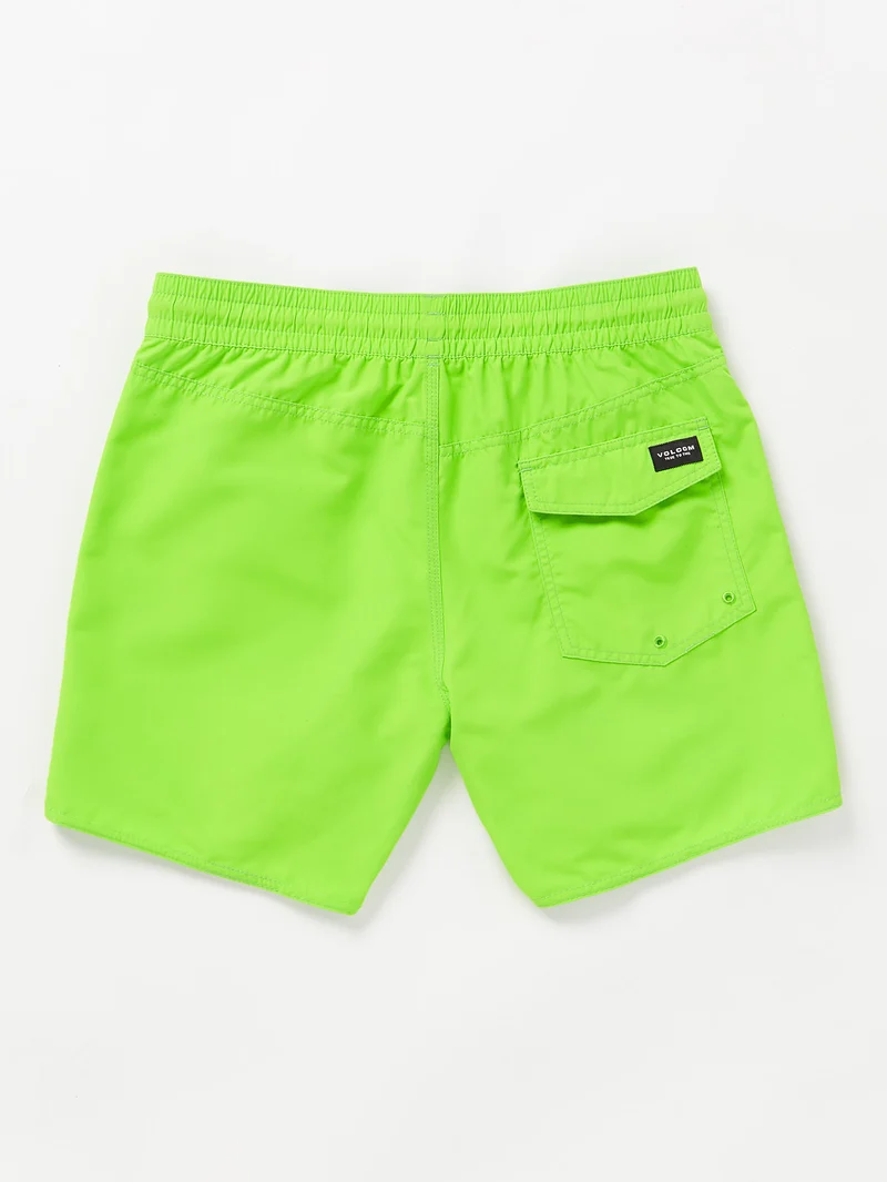Lido Solid Trunk 16" Boardshort - ELECTRIC GREEN