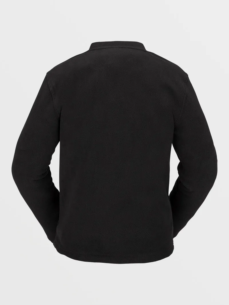 Polar Fleece Sweatshirt - BLACK