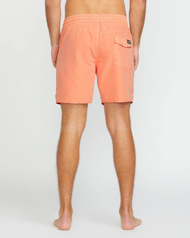 Center Trunk 17" Boardshorts - PALE PEACH