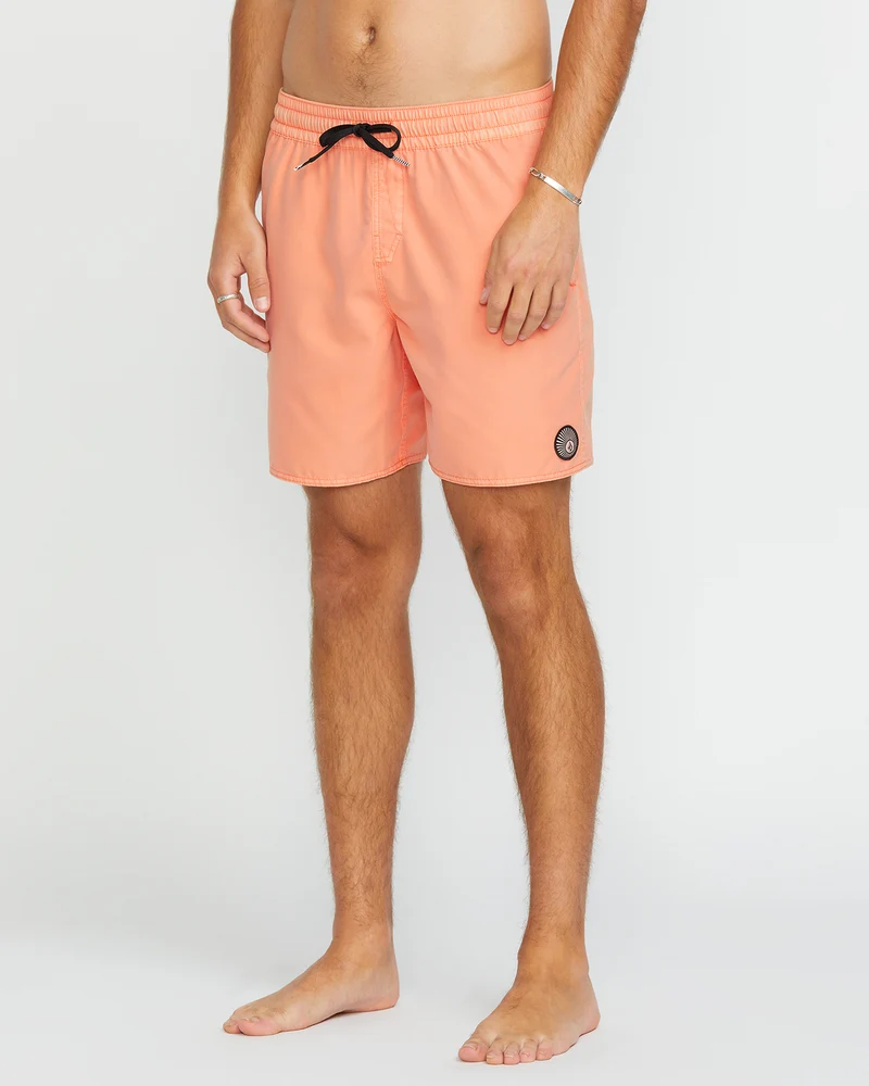 Center Trunk 17" Boardshorts - PALE PEACH
