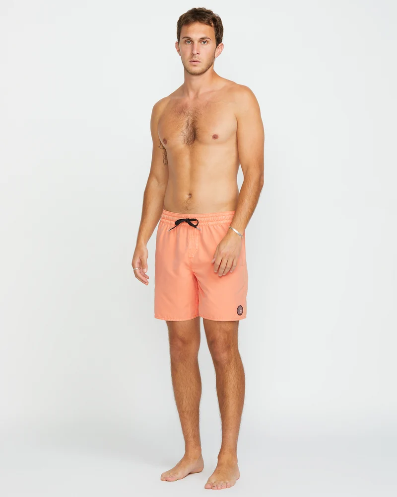 Center Trunk 17" Boardshorts - PALE PEACH