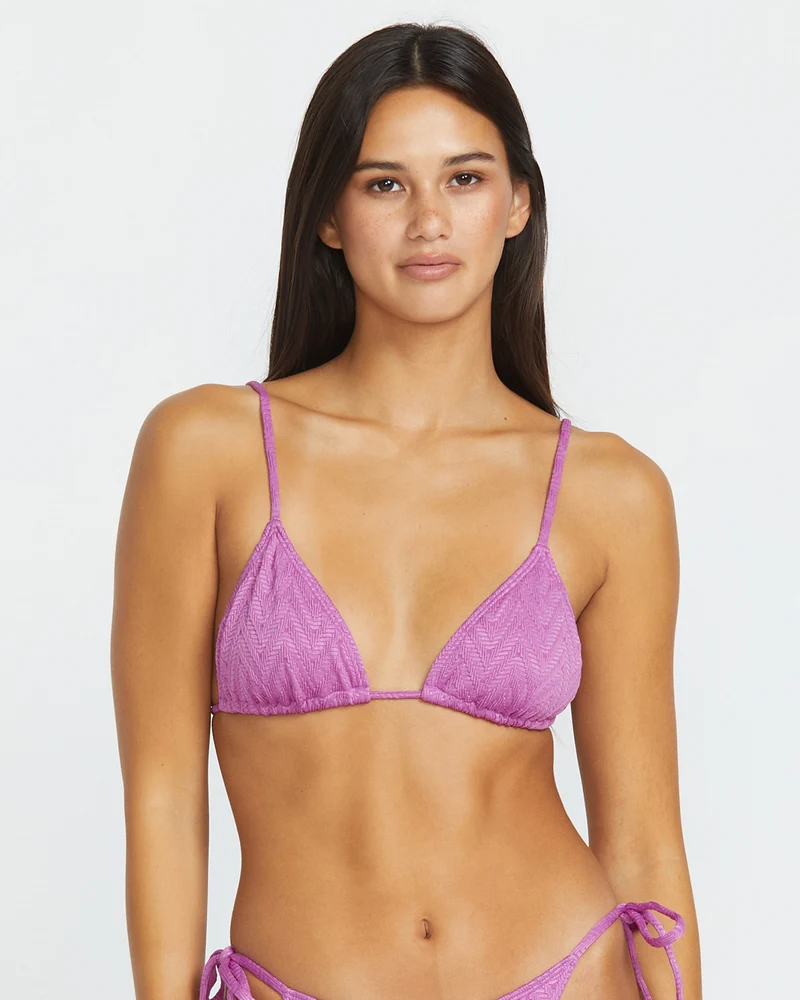 V Baby Slide Triangle Bikinioberteil - IRIS PURPLE