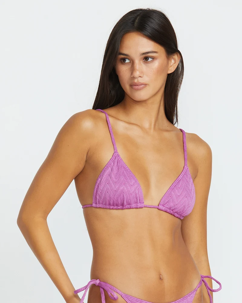V Baby Slide Triangle Bikinioberteil - IRIS PURPLE