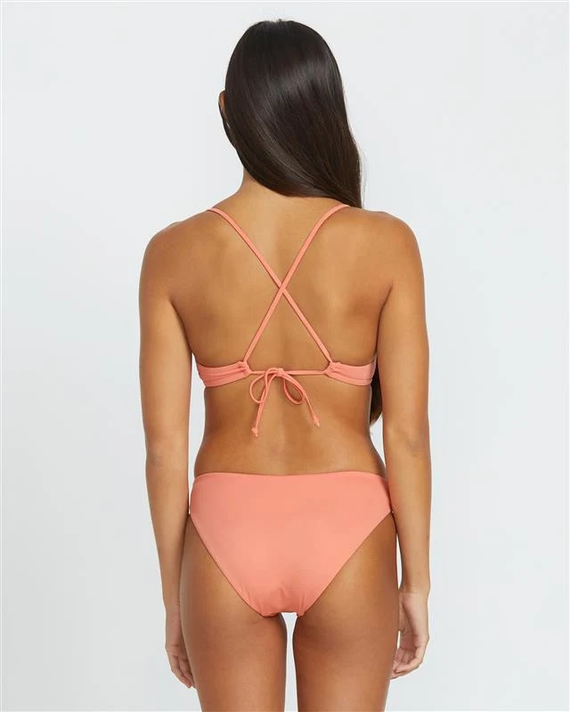 Simply Seamless X Back Halter Bikinioberteil - SUNSET