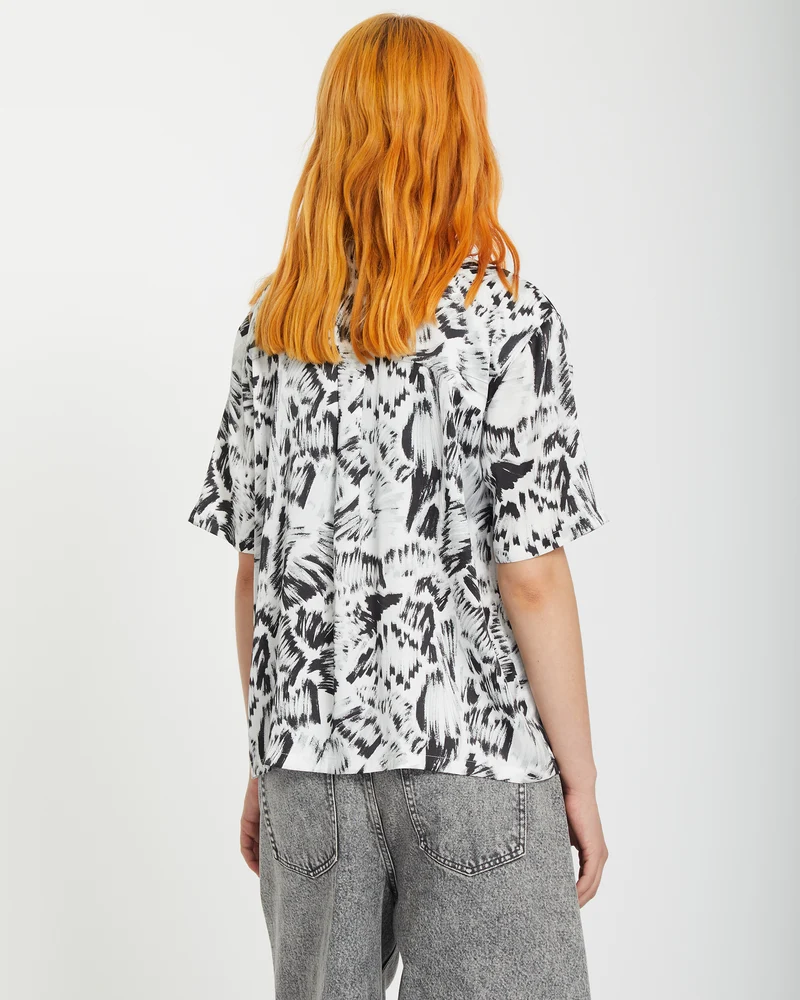 Alix Top - BLACK WHITE