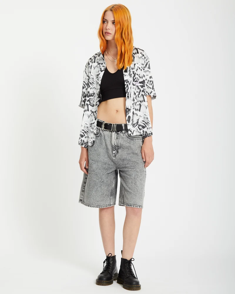 Alix Top - BLACK WHITE