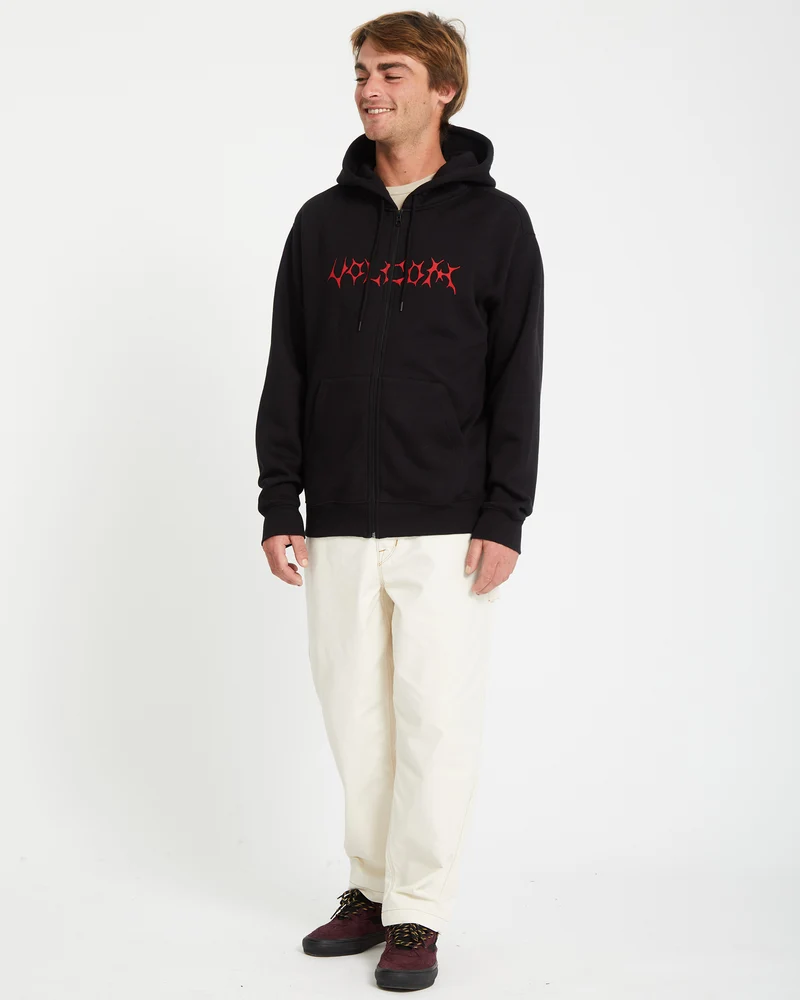 Watanite Full Zip Kapuzenpullover - BLACK
