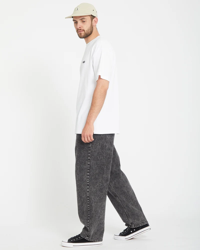 Freazy Loose Jeans - LIGHT ACID BLACK