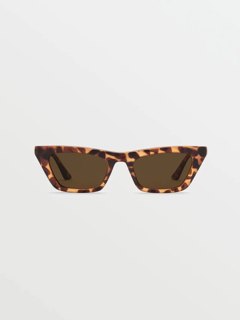 Peace Punk Matte Tort Sonnenbrille (Bronze Lens) - MARTINI OLIVE