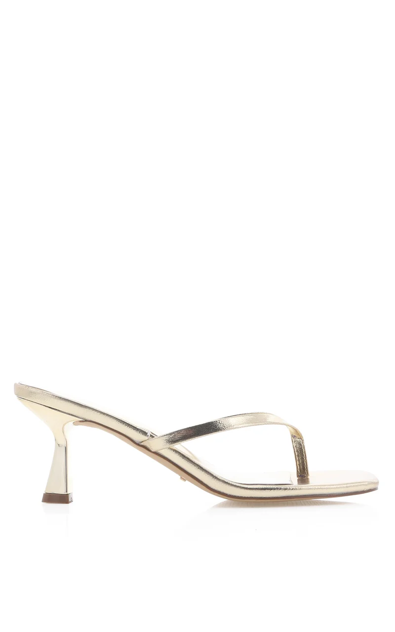 Billini - Xami Heels in Gold Metallic