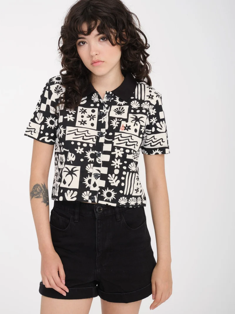 Weellow Denim Shorts - BLACK