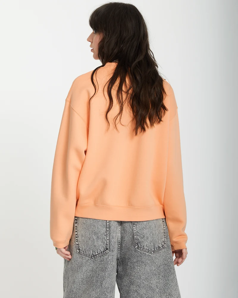 Stone Heart Up Pullover - PALE PEACH