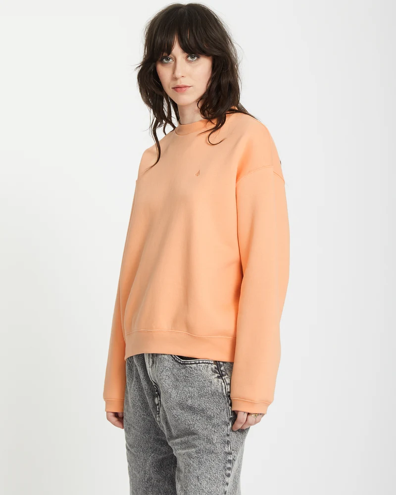 Stone Heart Up Pullover - PALE PEACH