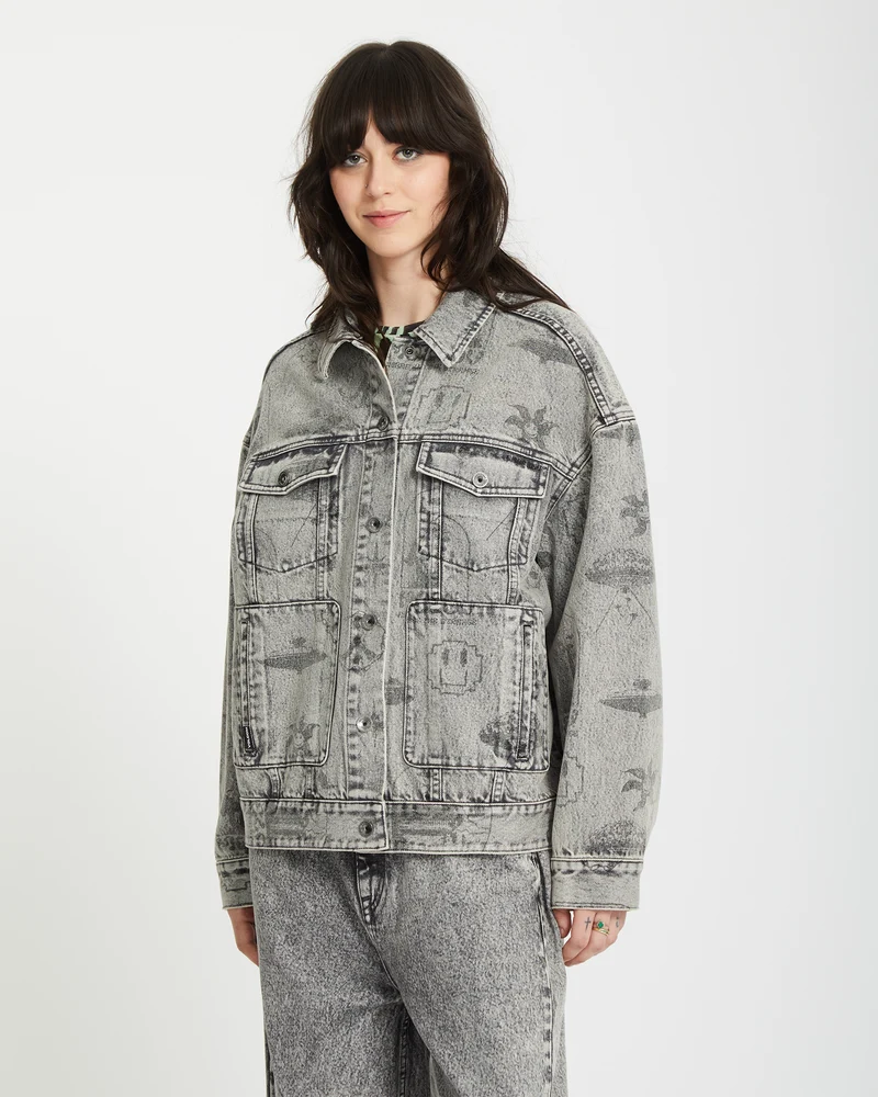 Filip Rygalski Denim Jacke - GREY VINTAGE