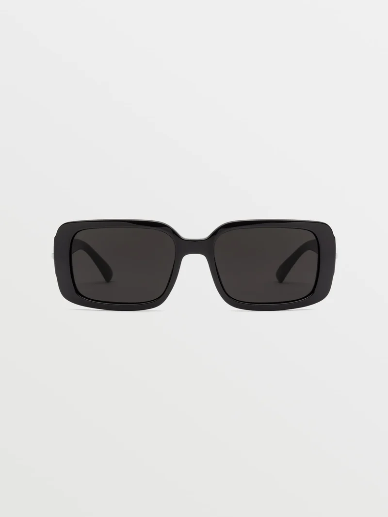True Gloss Black Sonnenbrille (Gray Lens) - GRAY
