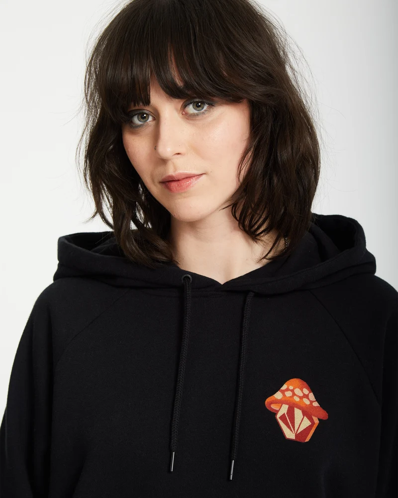 Truly Stoked Kapuzenpullover - BLACK