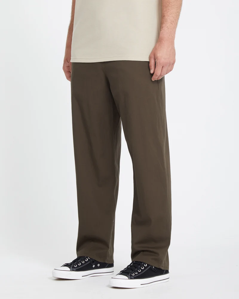 Freazy Loose Elasticated Waist Hose - WREN