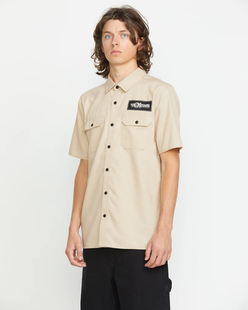 Volcom Ent Shirt - PALE KHAKI