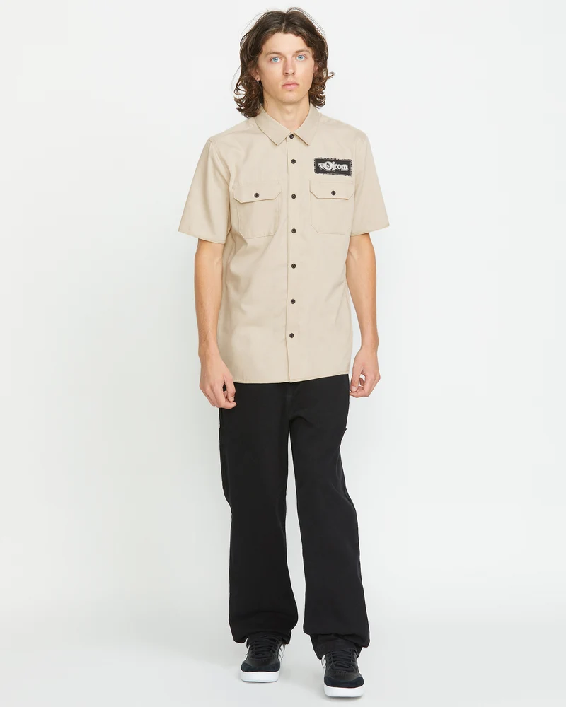 Volcom Ent Shirt - PALE KHAKI